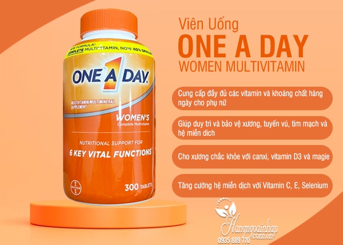 Viên Uống One A Day Women Multivitamin 300 Viên Của Mỹ 5