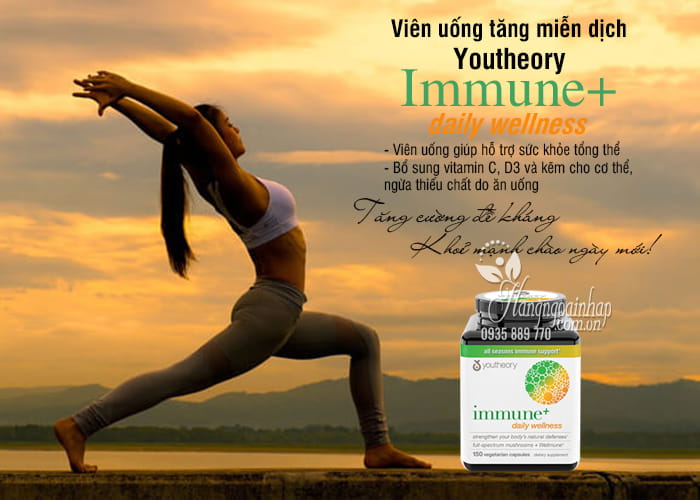 Viên uống tăng miễn dịch Youtheory Immune+ Daily Wellness  1
