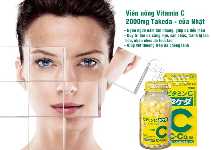 Viên uống Vitamin C 2000mg Takeda 300 viên của Nhật Bản 2