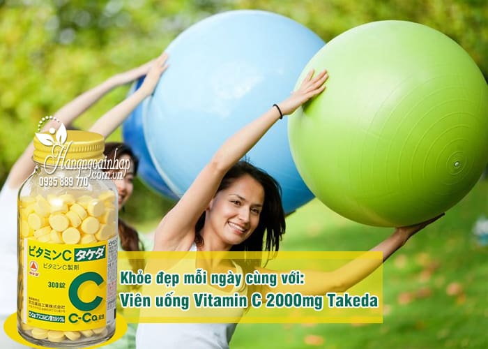 Viên uống Vitamin C 2000mg Takeda 300 viên của Nhật Bản 3