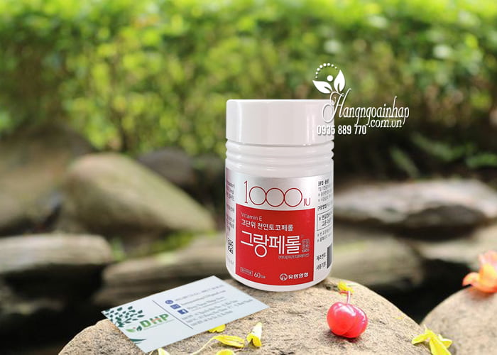 Viên uống Vitamin E 1000IU Hàn Quốc 60 viên - Chống lão hóa 0