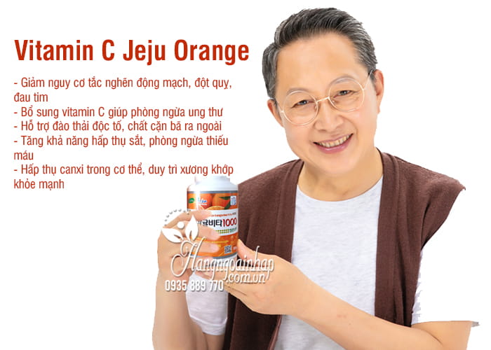 Viên Vitamin C Jeju Orange 500g 277 viên của Hàn Quốc 5