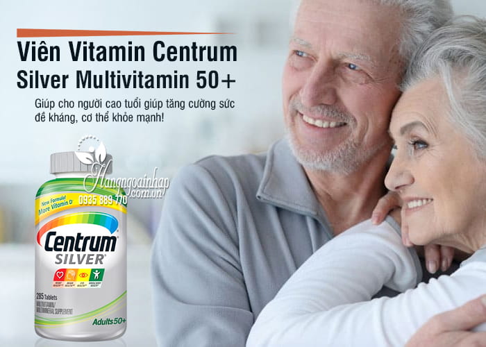 Viên Vitamin Centrum Silver Multivitamin 50+ 285 Viên Của Mỹ 4