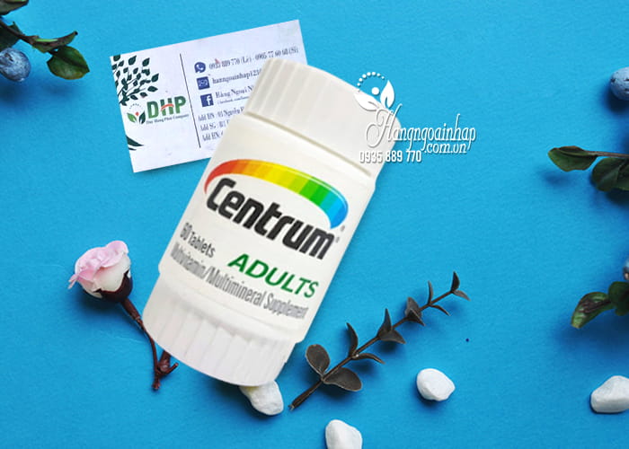 Vitamin tổng hợp cho người lớn Centrum Adults 60 viên Mỹ 9