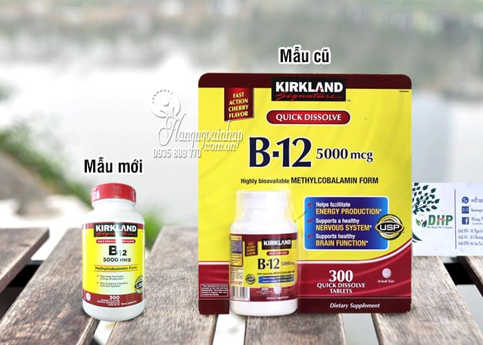 Vitamin B12 5000mcg Kirkland 300 viên của Mỹ chính hãng 9