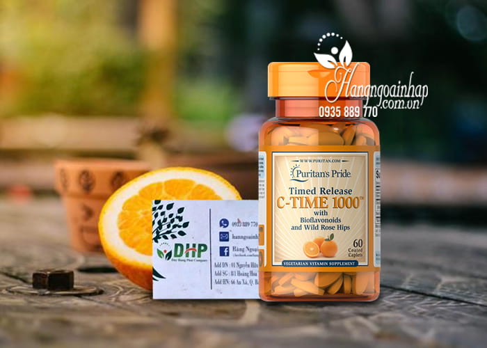 Vitamin C 1000mg Puritan’s Pride Timed Release 60 viên 8