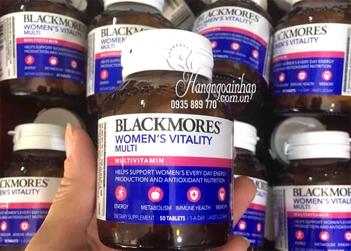 Vitamin tổng hợp cho phụ nữ Blackmores Women’s Vitality Multi 9