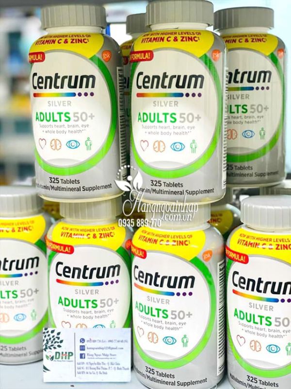 Vitamin tổng hợp Centrum Silver Adults 50+ 325 viên của Mỹ 89