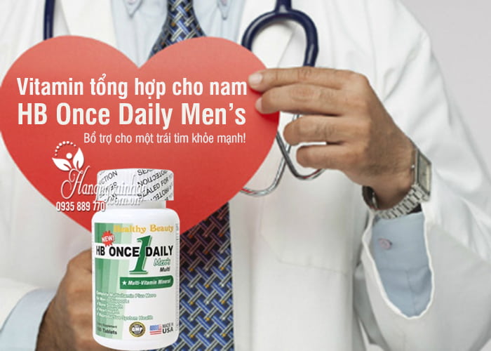 Vitamin tổng hợp cho nam HB Once Daily Men’s 100 viên Mỹ 1