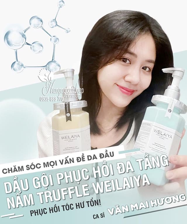 Bộ dầu gội phục hồi đa tầng Nấm Truffle Weilaiya Dòng chăm sóc tóc hàng đầu đỉnh cao của ‘’ Thế hệ kim cương “ - Weilaiya1