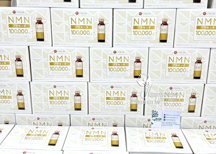 Nước uống NMN 100000mg Unilab của Nhật Bản hộp 10 chai 84