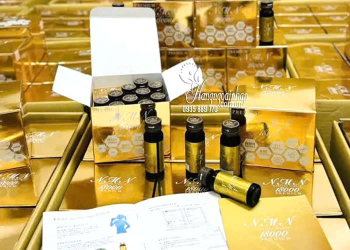 Nước uống NMN Quattro Liquid 18000 của Nhật Bản 10 chai 589