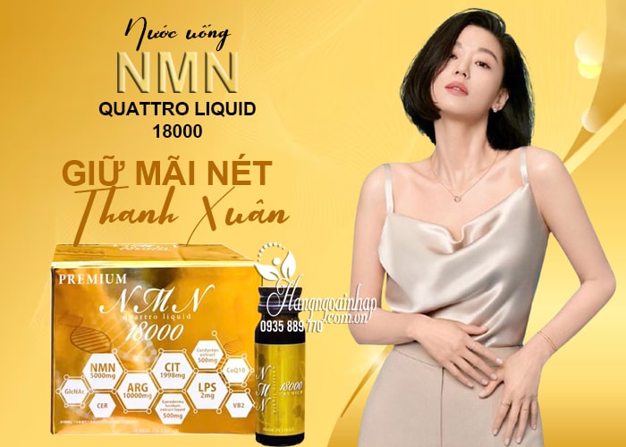 Nước uống NMN Quattro Liquid 18000 của Nhật Bản 10 chai 1