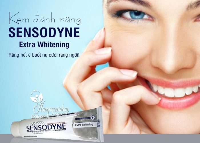 Kem đánh răng Sensodyne Extra Whitening dành cho răng ê buốt 184g 3