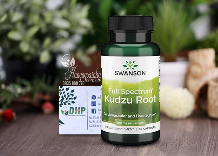 Viên uống hỗ trợ cai rượu Swanson Kudzu Root 500mg Mỹ 6