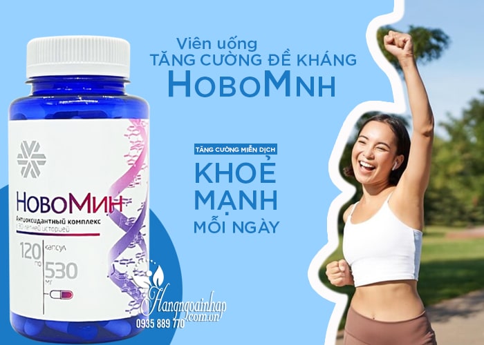 Viên uống HoboMNH 120 viên của Nga tăng cường đề kháng 1