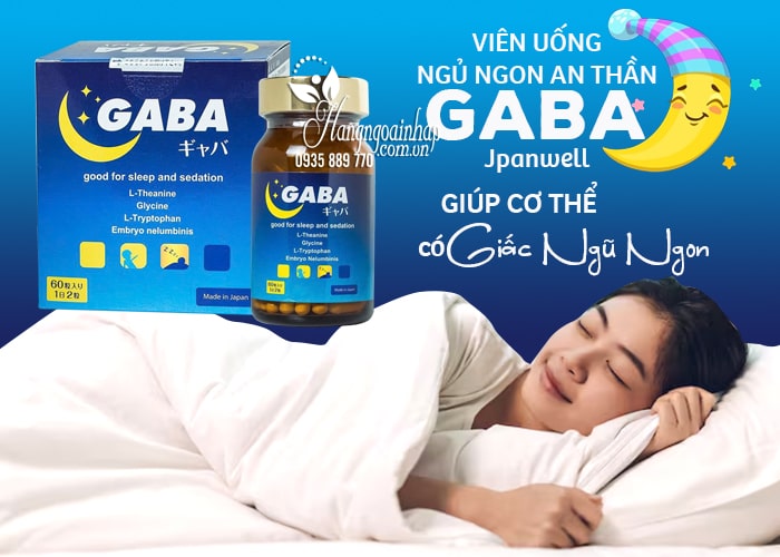 Viên uống ngủ ngon an thần Gaba Nhật Bản