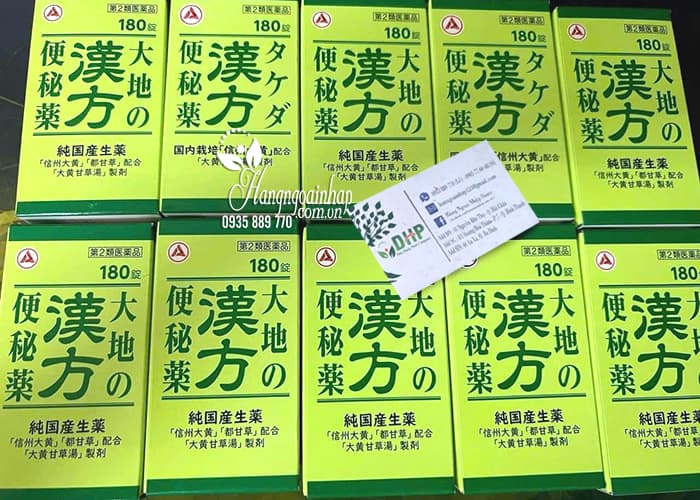 Viên uống trị táo bón Takeda Kanpo 180 viên của Nhật Bản 78