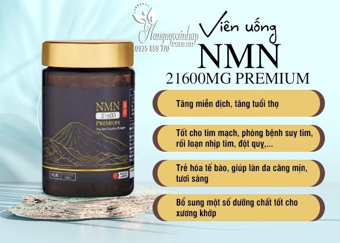 Viên uống NMN 21600mg Premium 60 viên của Nhật Bản 6