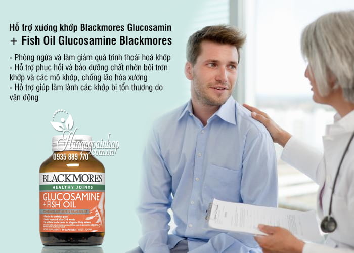 Blackmores Glucosamin + Fish Oil 90 Viên - Glucosamine Blackmores 9