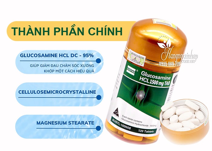 Bổ khớp Costar Glucosamine HCL 1500mg 120 Tablets của Úc 9