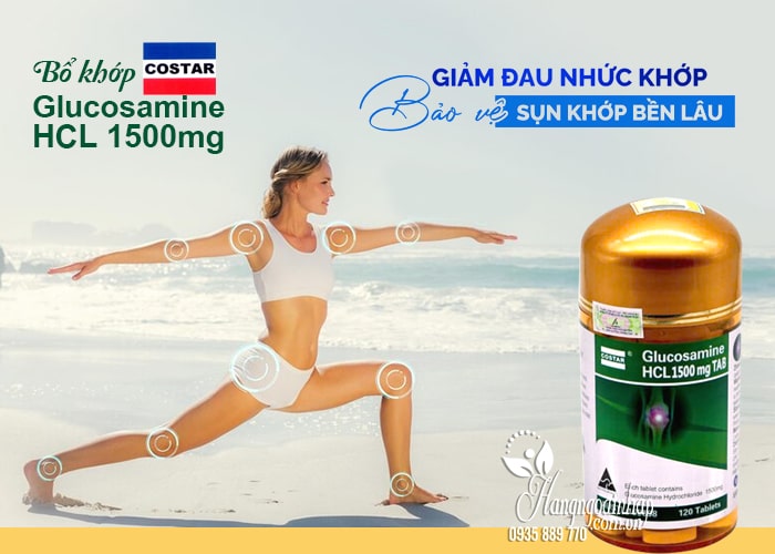 Bổ khớp Costar Glucosamine HCL 1500mg 120 Tablets của Úc 2
