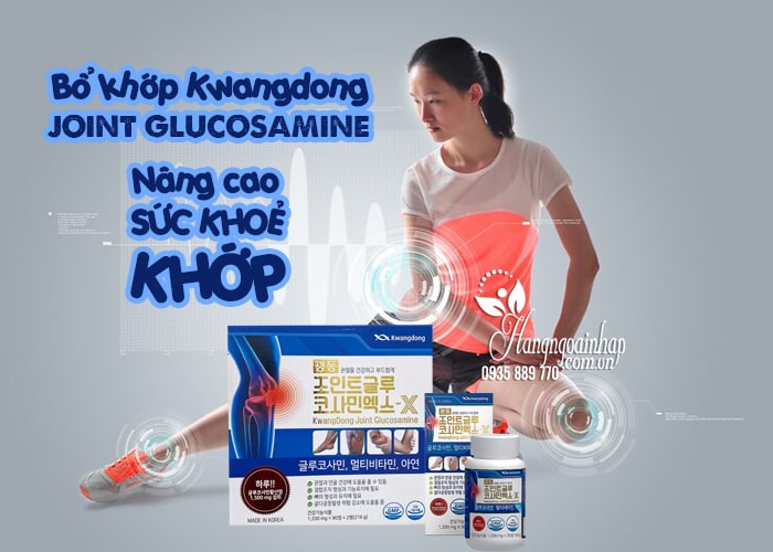 Bổ khớp Kwangdong Joint Glucosamine Hàn Quốc 180 viên 12