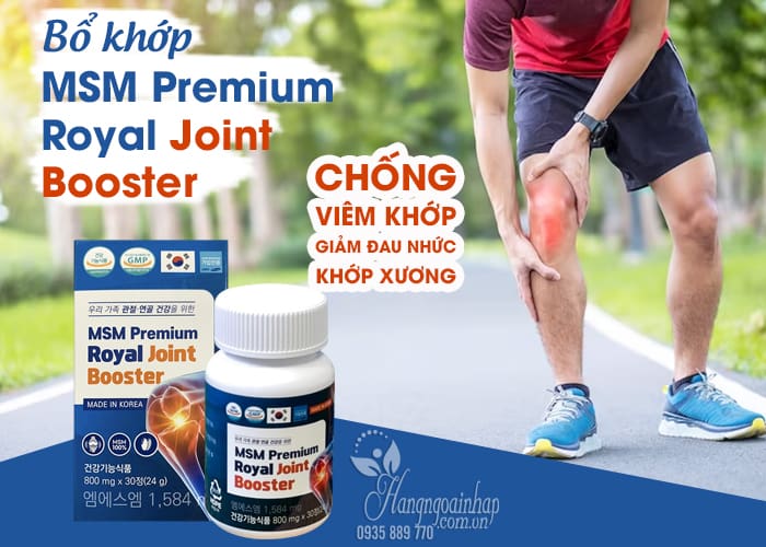 Bổ khớp MSM Premium Royal Joint Booster của Hàn Quốc 7