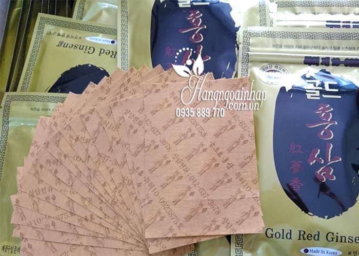 Cao dán hồng sâm Hàn Quốc Gold Red Ginseng giảm đau nhức 0