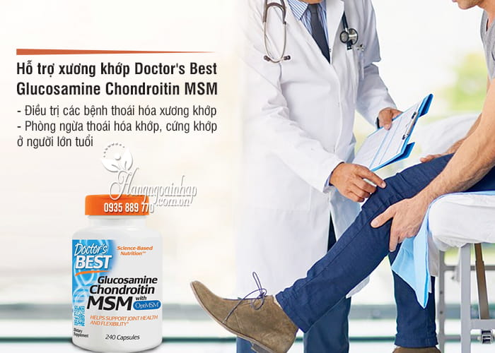 Doctors Best Glucosamine Chondroitin MSM 240 Viên Của Mỹ 7