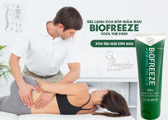 Gel lạnh xoa bóp giảm đau Biofreeze Cool The Pain 89ml 2