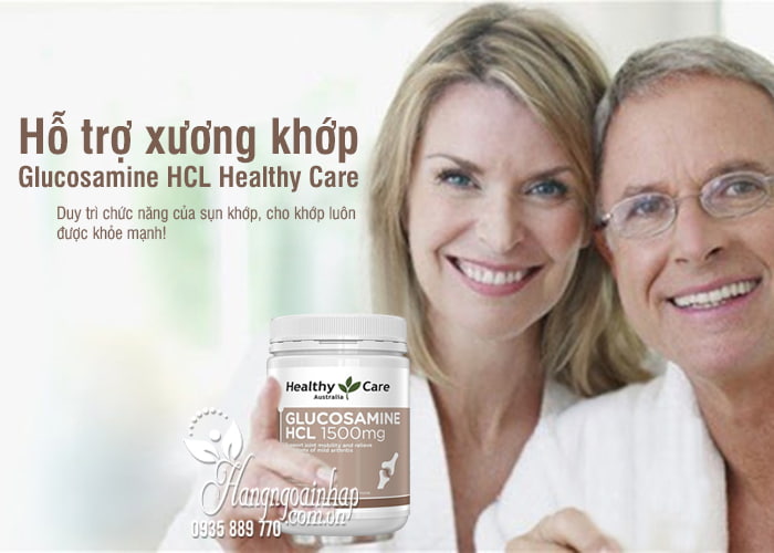 Glucosamine HCL 1500mg Healthy Care 400 viên của Úc 1