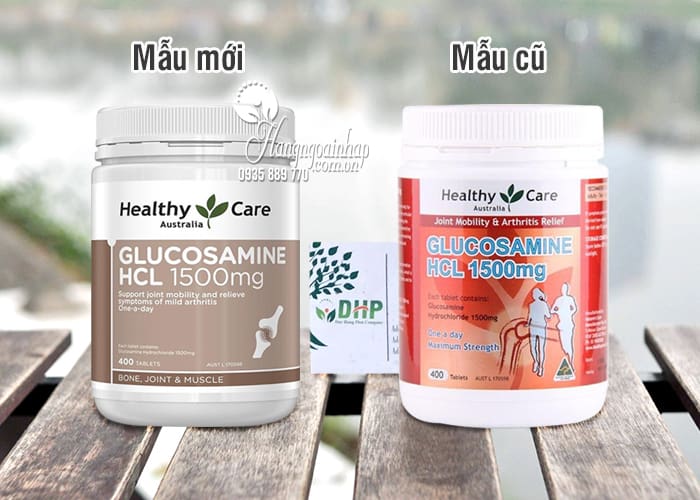 Glucosamine HCL 1500mg Healthy Care 400 viên của Úc 0