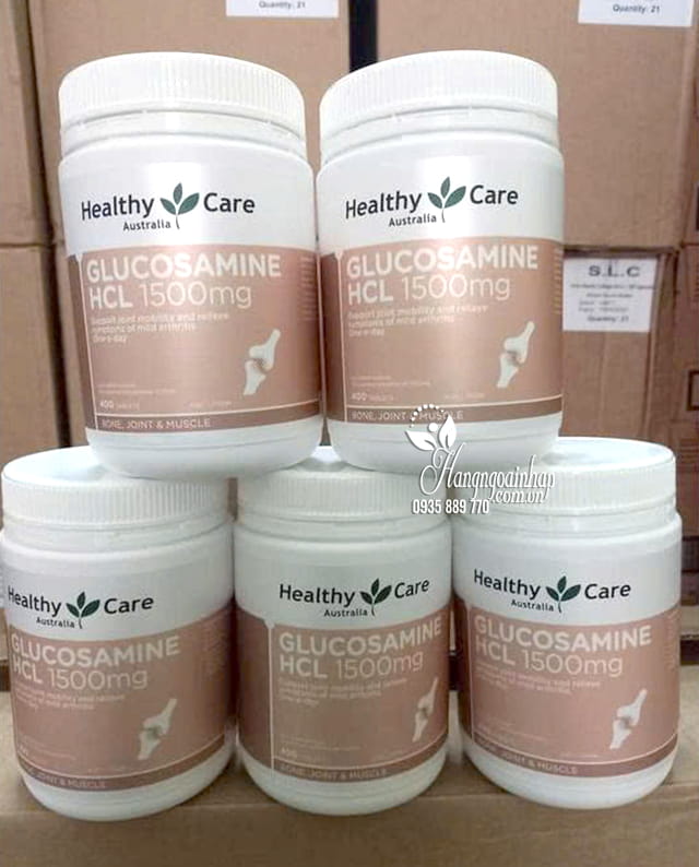 Glucosamine HCL 1500mg Healthy Care 400 viên của Úc 45