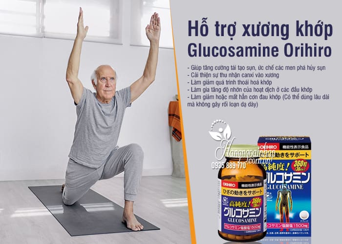 Glucosamine Orihiro 1500mg 360 Viên Của Nhật Bản 9