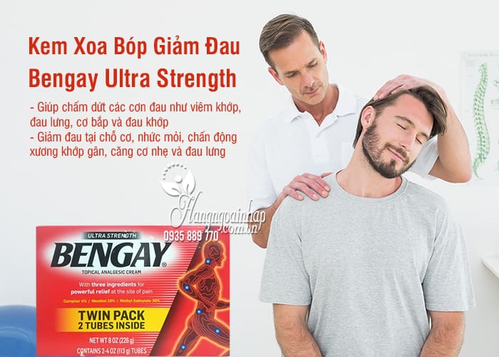 Kem Xoa Bóp Giảm Đau Bengay Ultra Strength 113g Của Mỹ 9