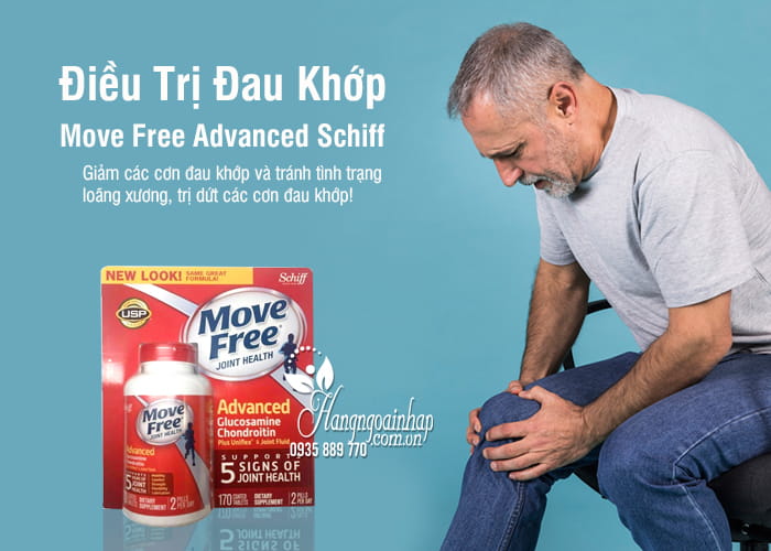 Move Free Advanced Schiff 170 Viên - Điều Trị Đau Khớp 1