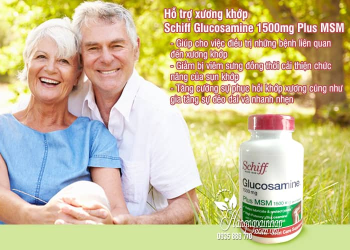 Schiff Glucosamine 1500mg Plus MSM 1500mg của Mỹ  112