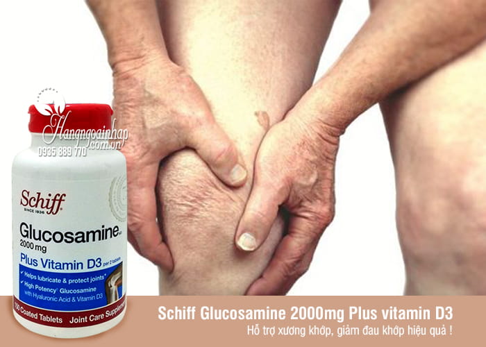 Schiff Glucosamine 2000mg Plus vitamin D3 150 Viên Của Mỹ 34