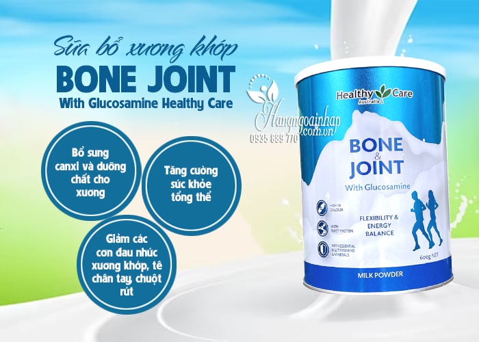 Sữa bổ xương khớp Bone Joint With Glucosamine Healthy Care 5