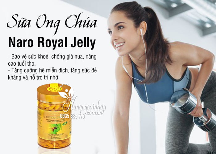 Sữa Ong Chúa Naro Royal Jelly 1650mg Tinh Dầu Khuynh Diệp 6