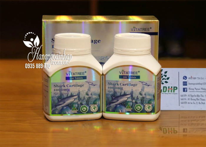 Sụn cá mập Vitatree Shark Cartilage 1000mg bổ xương khớp 6