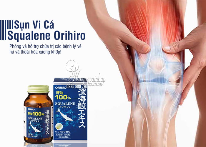 Sụn Vi Cá Squalene Orihiro 180 Viên Của Nhật 1