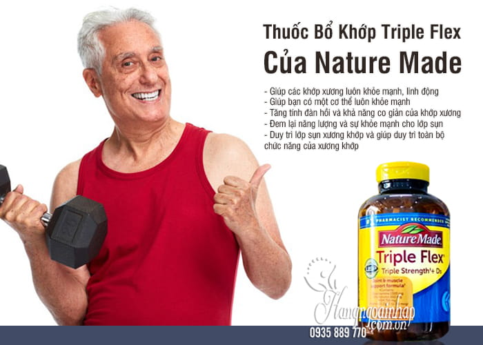 Thuốc Bổ Khớp Triple Flex Của Nature Made mẫu mới 200 viên 6