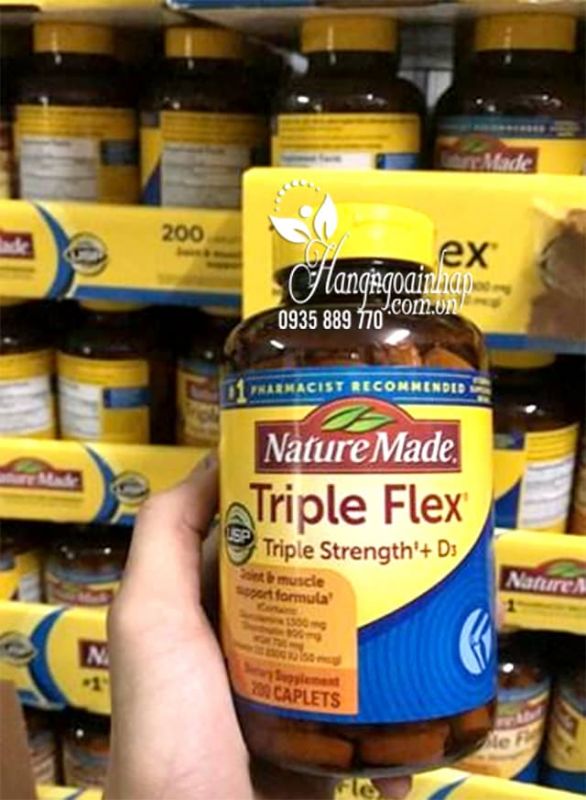 Thuốc Bổ Khớp Triple Flex Của Nature Made mẫu mới 200 viên 9