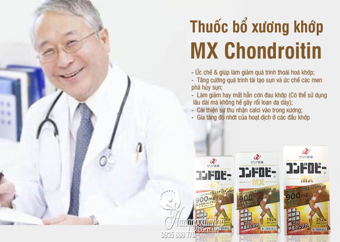 Thuốc bổ xương khớp MX Chondroitin thế hệ mới của Nhật Bản 108 viên 8