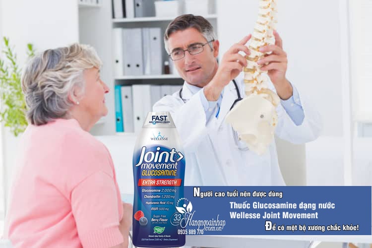 Thuốc Glucosamine dạng nước Wellesse Joint Movement 1000ml của Mỹ 6