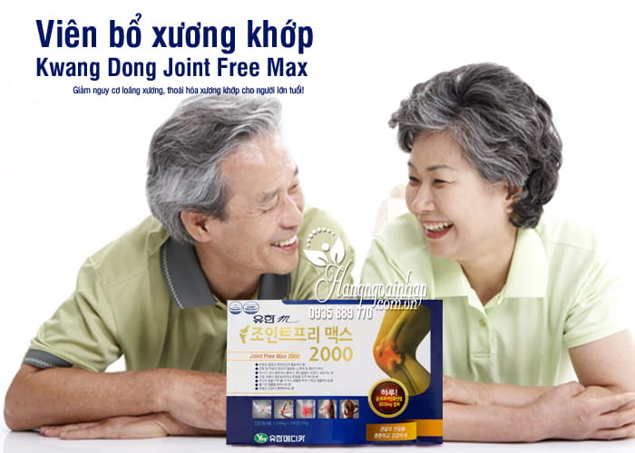 Viên bổ xương khớp Kwang Dong Joint Free Max 2000 Hàn Quốc 9