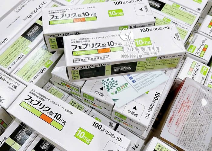 Viên đặc trị gout Feburic Tablet 10mg của Nhật Bản 10 vỉ 89