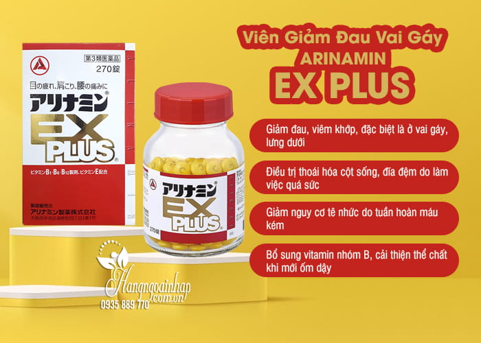 Viên giảm đau vai gáy Arinamin EX Plus của Nhật Bản 7